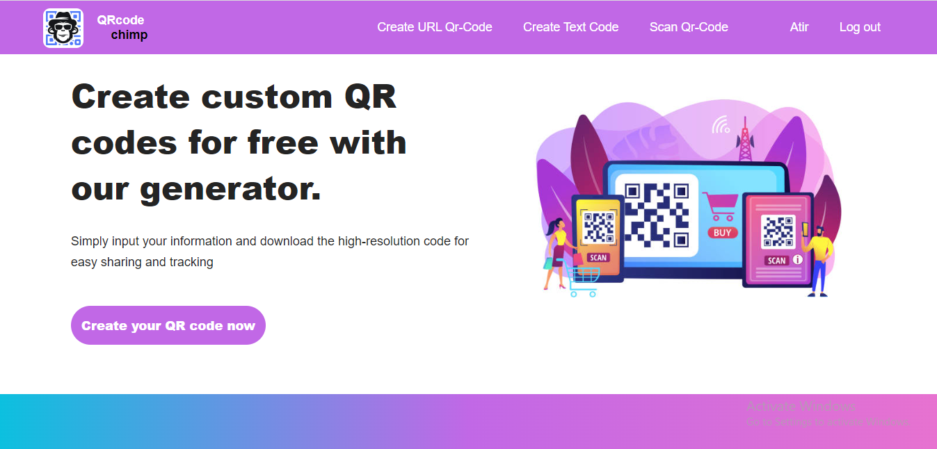 Qr-Scanner Home Page